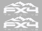 Ford FX4 Triton V8 Vinyl Decal