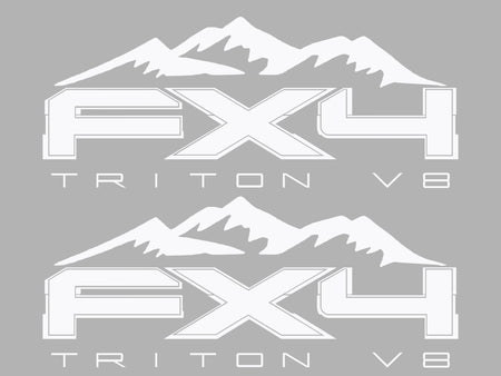 Ford FX4 Triton V8 Vinyl Decal