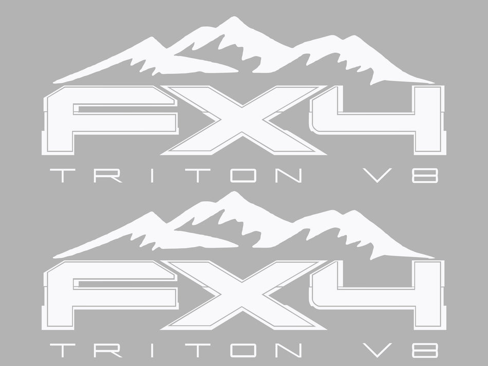 Ford FX4 Triton V8 Vinyl Decal