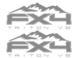 Ford FX4 Triton V8 Vinyl Decal