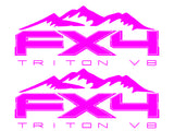 Ford FX4 Triton V8 Vinyl Decal