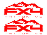 Ford FX4 Triton V8 Vinyl Decal