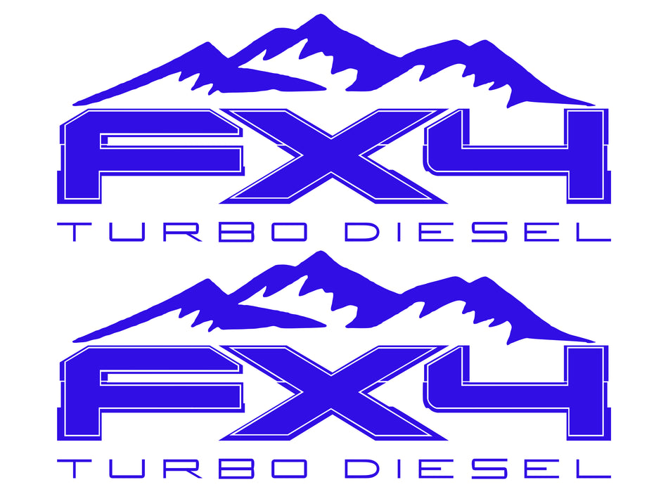 FX4 Turbo Diesel MOUNTAIN Bedside Fits Ford 2008-2017 F150-250 SUPER DUTY