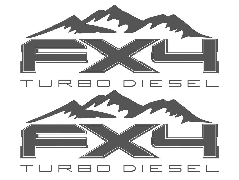 FX4 Turbo Diesel MOUNTAIN Bedside Fits Ford 2008-2017 F150-250 SUPER DUTY