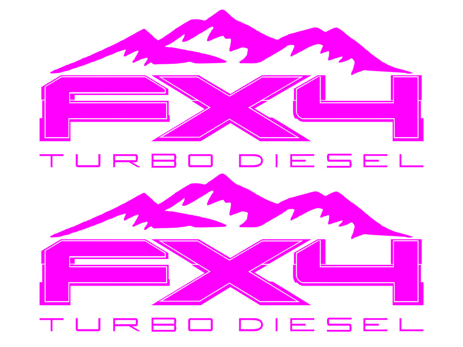 FX4 Turbo Diesel MOUNTAIN Bedside Fits Ford 2008-2017 F150-250 SUPER DUTY