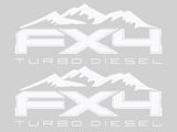 FX4 Turbo Diesel MOUNTAIN Bedside Fits Ford 2008-2017 F150-250 SUPER DUTY