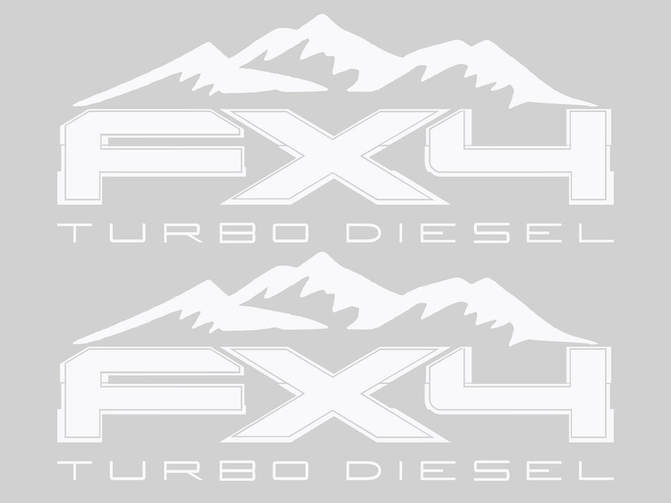 FX4 Turbo Diesel MOUNTAIN Bedside Fits Ford 2008-2017 F150-250 SUPER DUTY