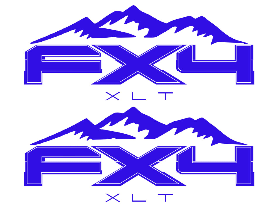 FX4 XLT MOUNTAIN Bedside Fits Ford 2008-2017 F150-250 SUPER DUTY
