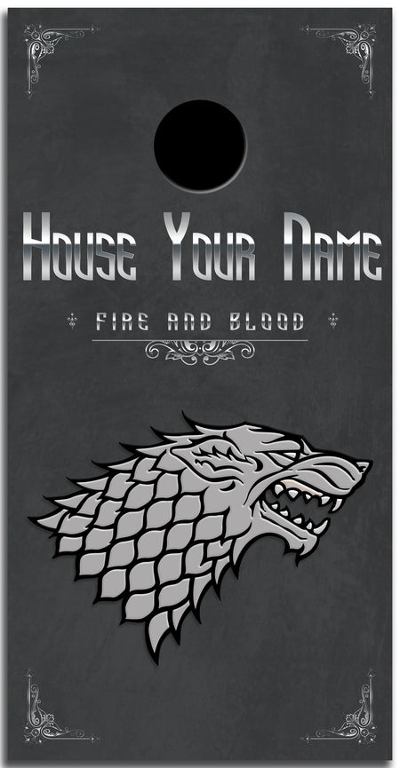 GOT Game of Thrones Custom Cornhole Vinyl Wrap