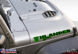 jeep hood decals custom Islander