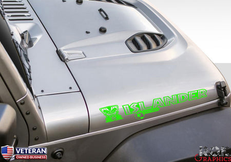 jeep hood decals custom Islander