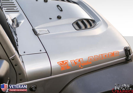 jeep hood decals custom Islander