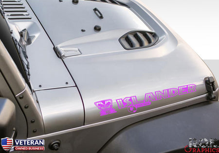 jeep hood decals custom Islander