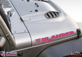 jeep hood decals custom Islander