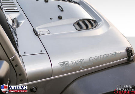 jeep hood decals custom Islander