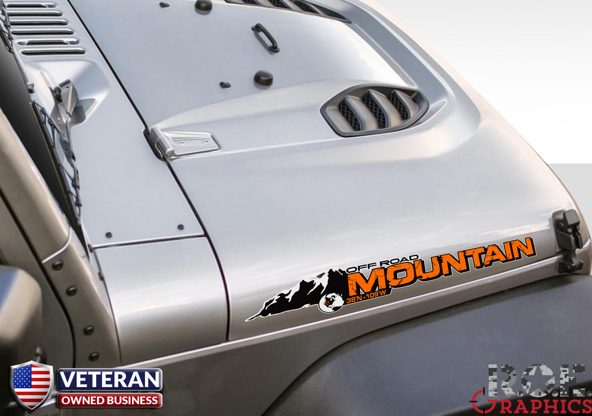 jeep hood decals custom