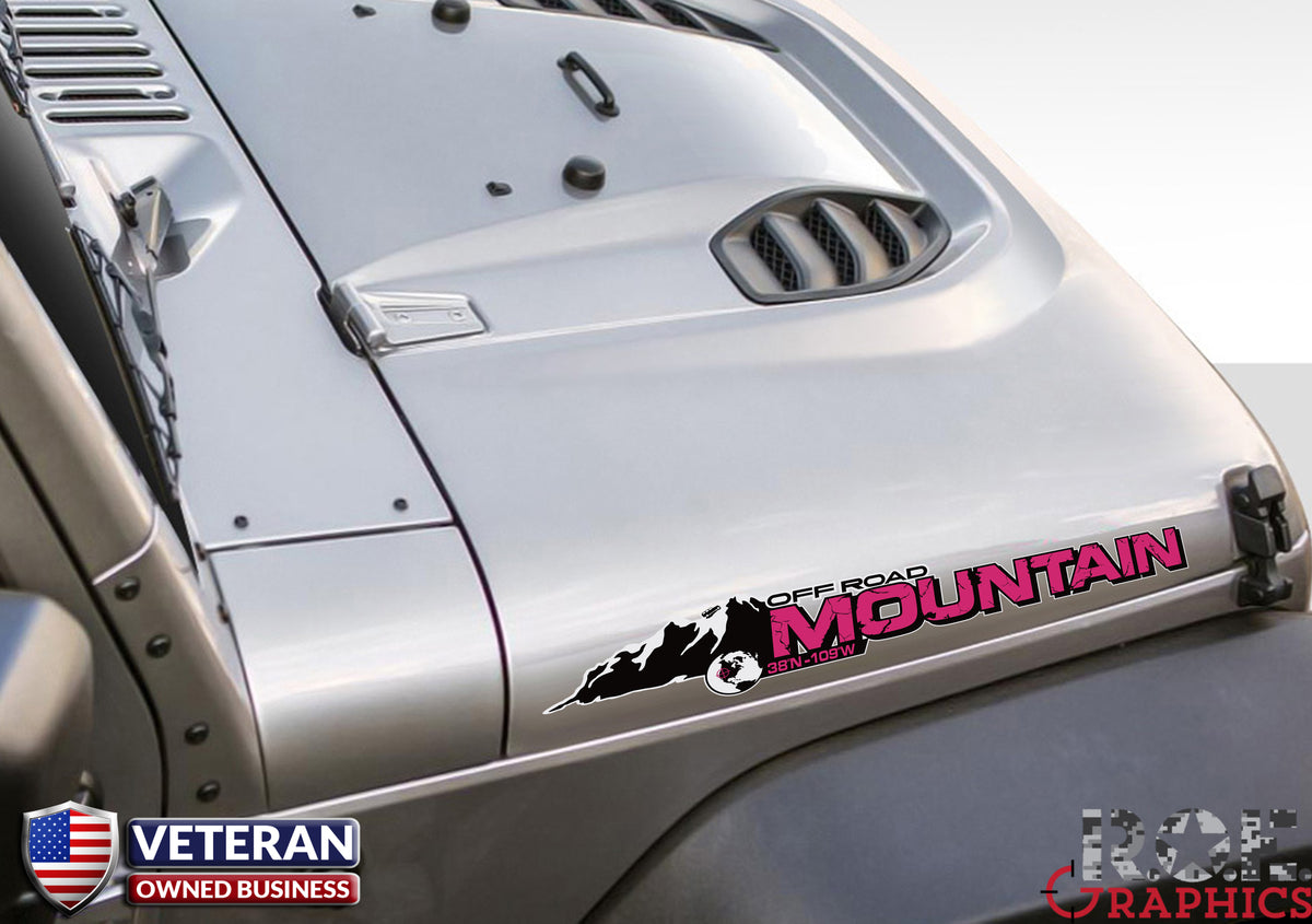 jeep hood decals custom