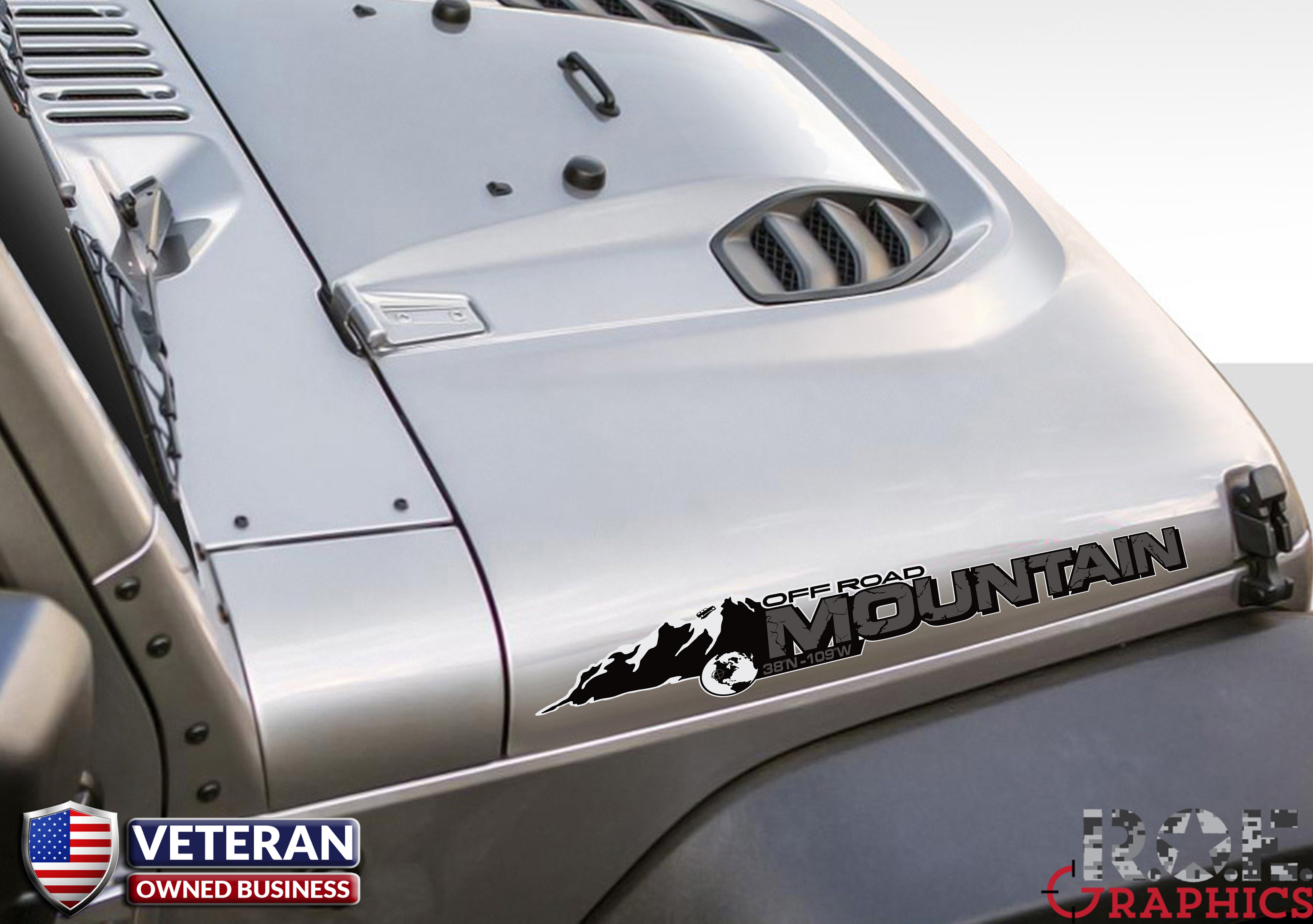 jeep hood decals custom