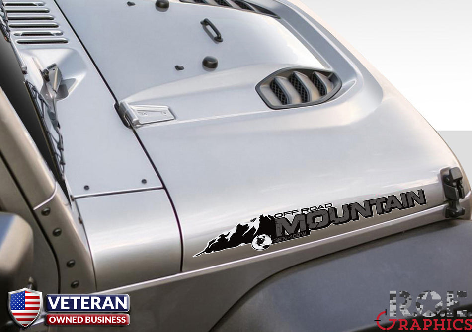 jeep hood decals custom