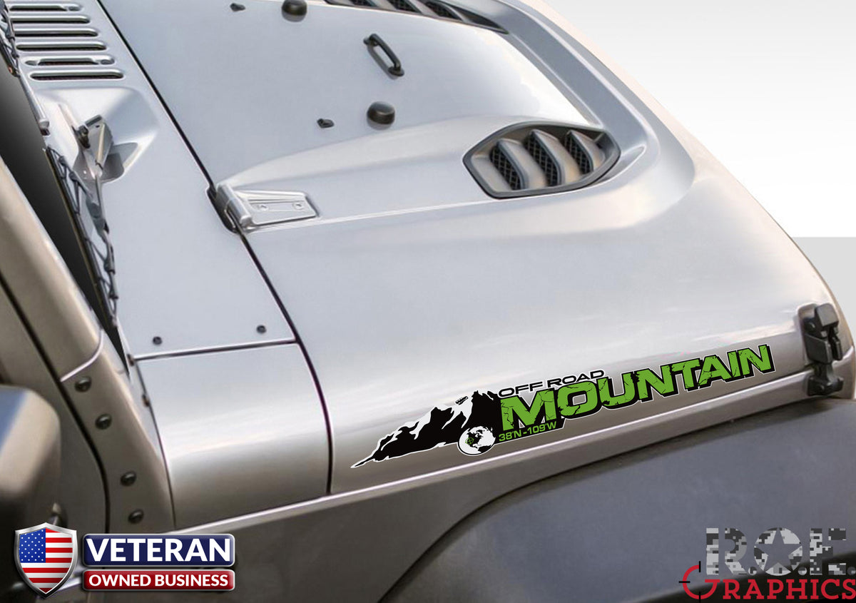 jeep hood decals custom