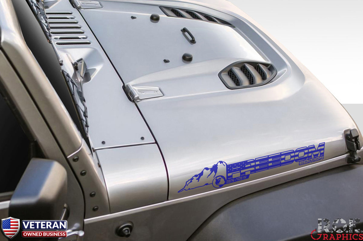 jeep hood decals custom