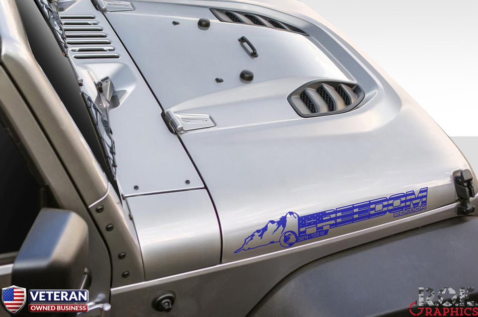 jeep hood decals custom