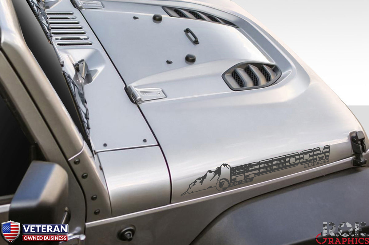 jeep hood decals custom