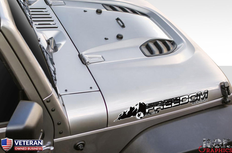 jeep hood decals custom