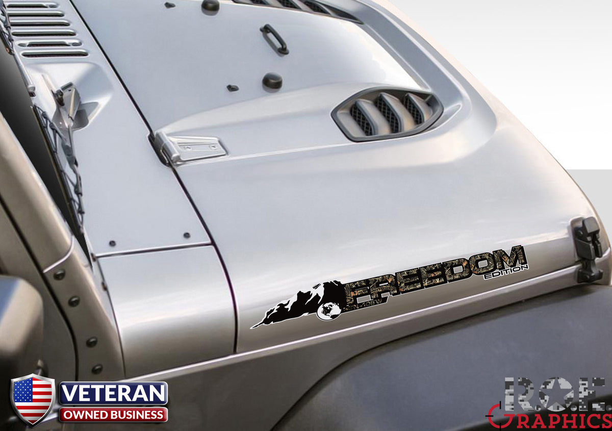 jeep hood decals custom