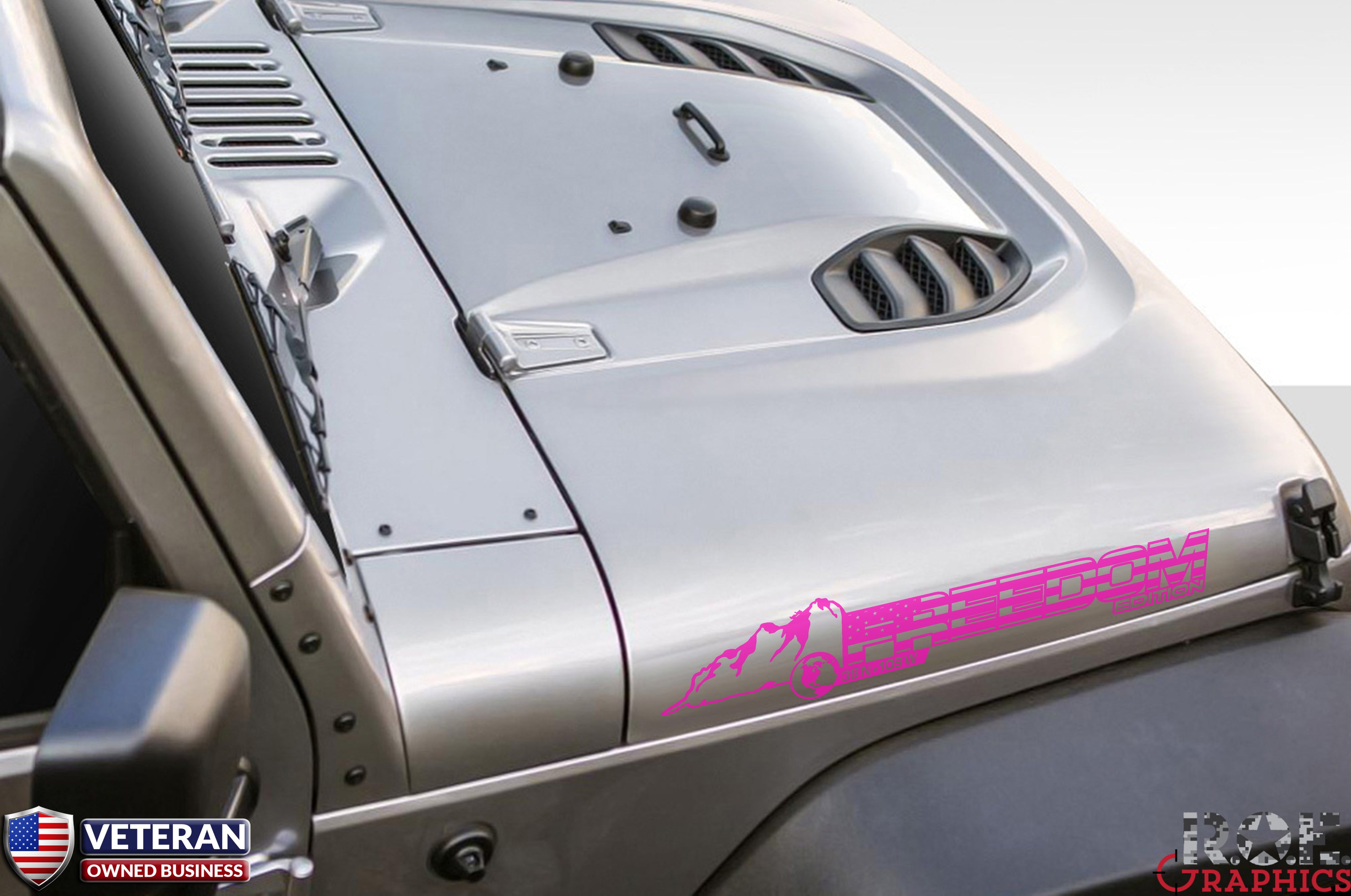 jeep hood decals custom