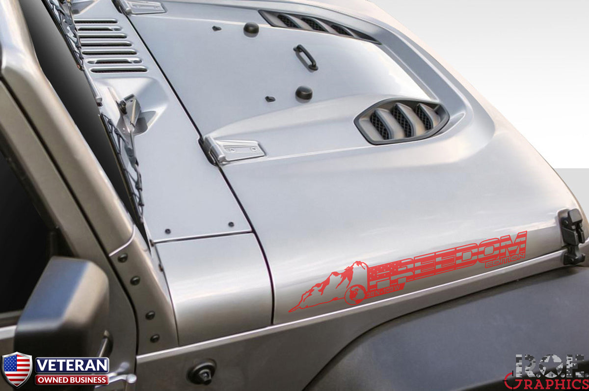 jeep hood decals custom