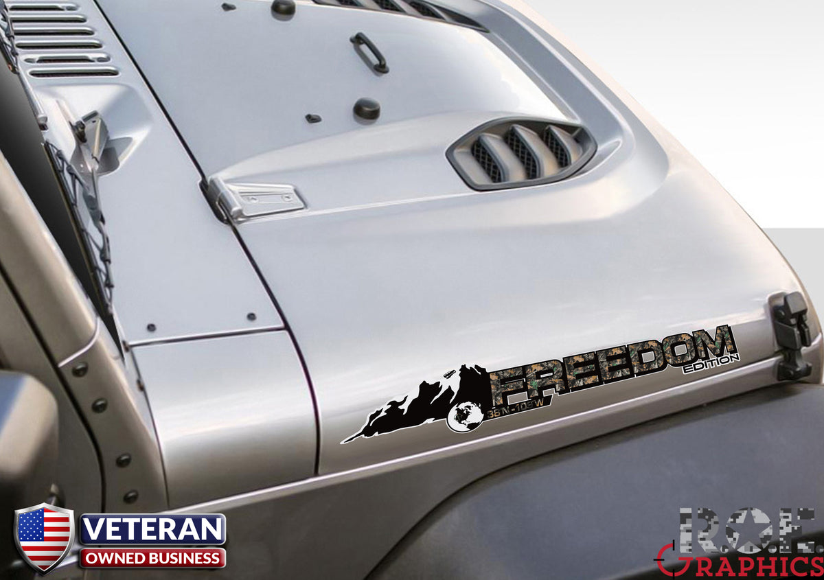 jeep hood decals custom