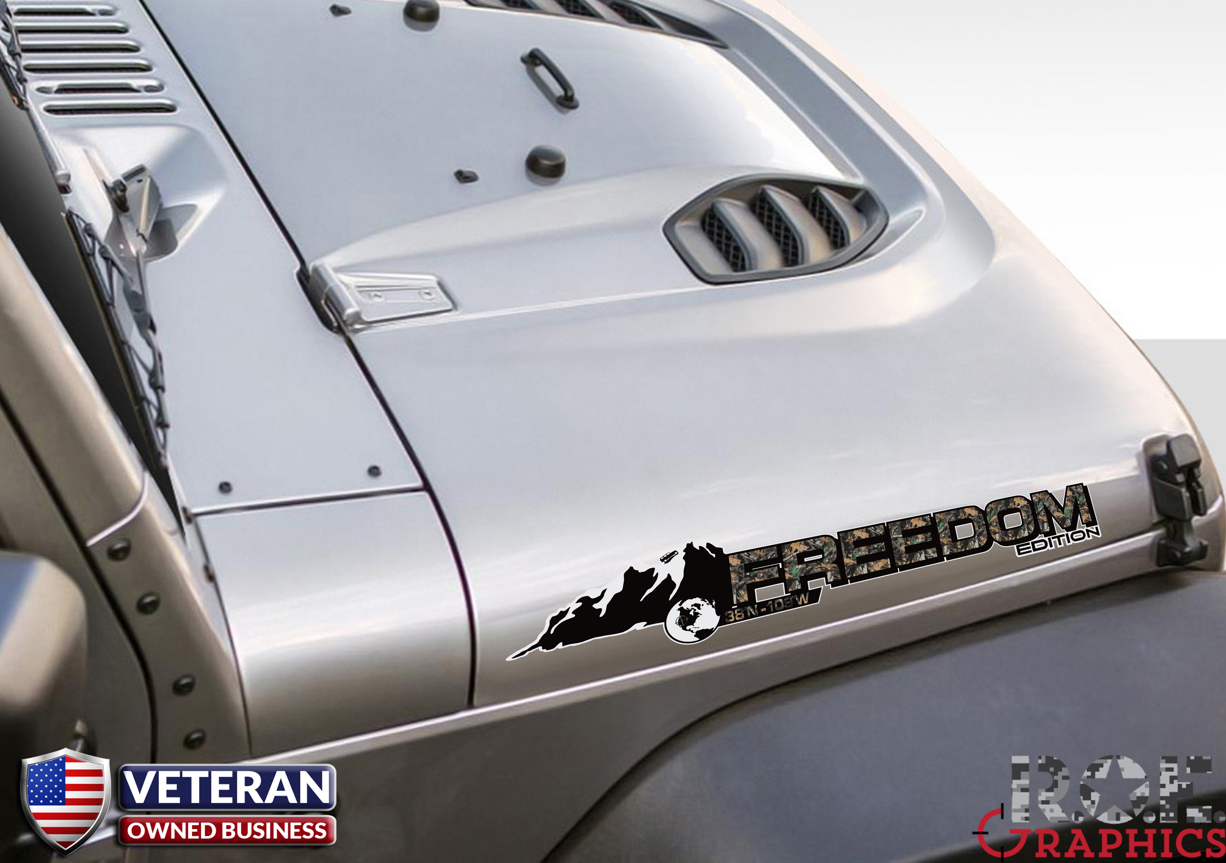 jeep hood decals custom