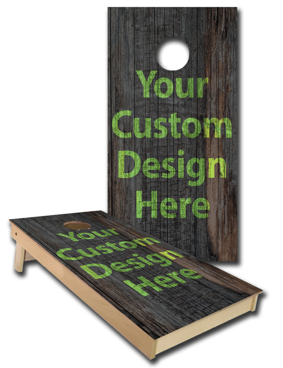 Custom Cornhole Vinyl Wrap