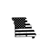 Missouri Distressed Subdued US Flag Thin Blue Line/Thin Red Line/Thin Green Line Sticker. Support Police/Firefighters/Military