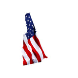 New Hampshire Waving USA American Flag. Patriotic Vinyl Sticker