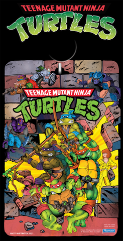 Teenage Mutant Ninja Turtles Custom Vinyl Cornhole Wrap