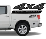 4x4 2 Color Off Road Bedside Vinyl Decals Stickers fits Nissan Titan King Crew Cab LE SE