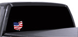 Ohio Waving USA American Flag. Patriotic Vinyl Sticker
