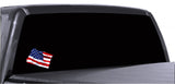 Oregon Waving USA American Flag. Patriotic Vinyl Sticker