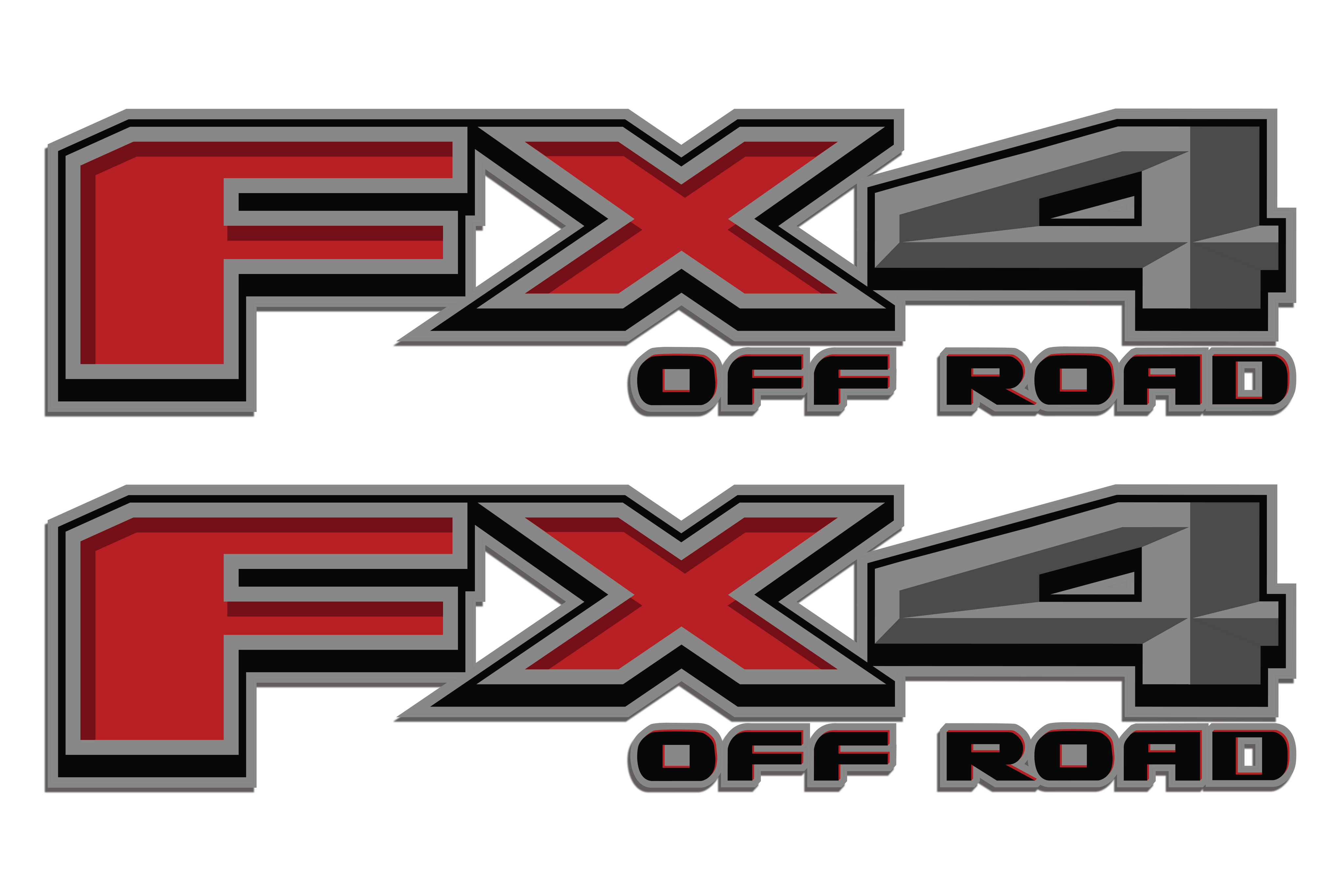 3D FX4 Off Road Vinyl Decal
