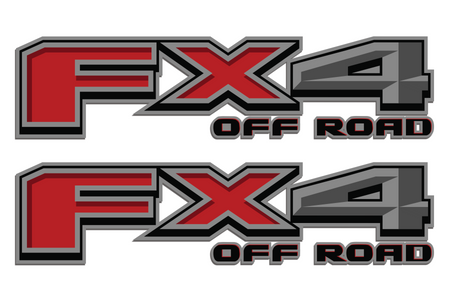 3D FX4 Off Road Vinyl Decal