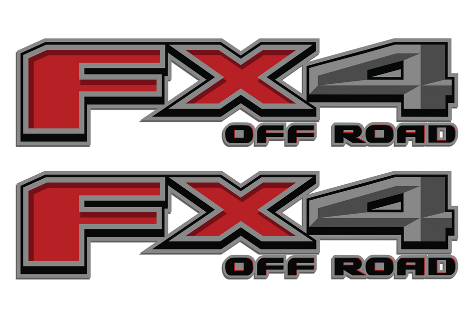 3D FX4 Off Road Vinyl Decal