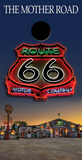 Route 66 Custom Cornhole Vinyl Wrap