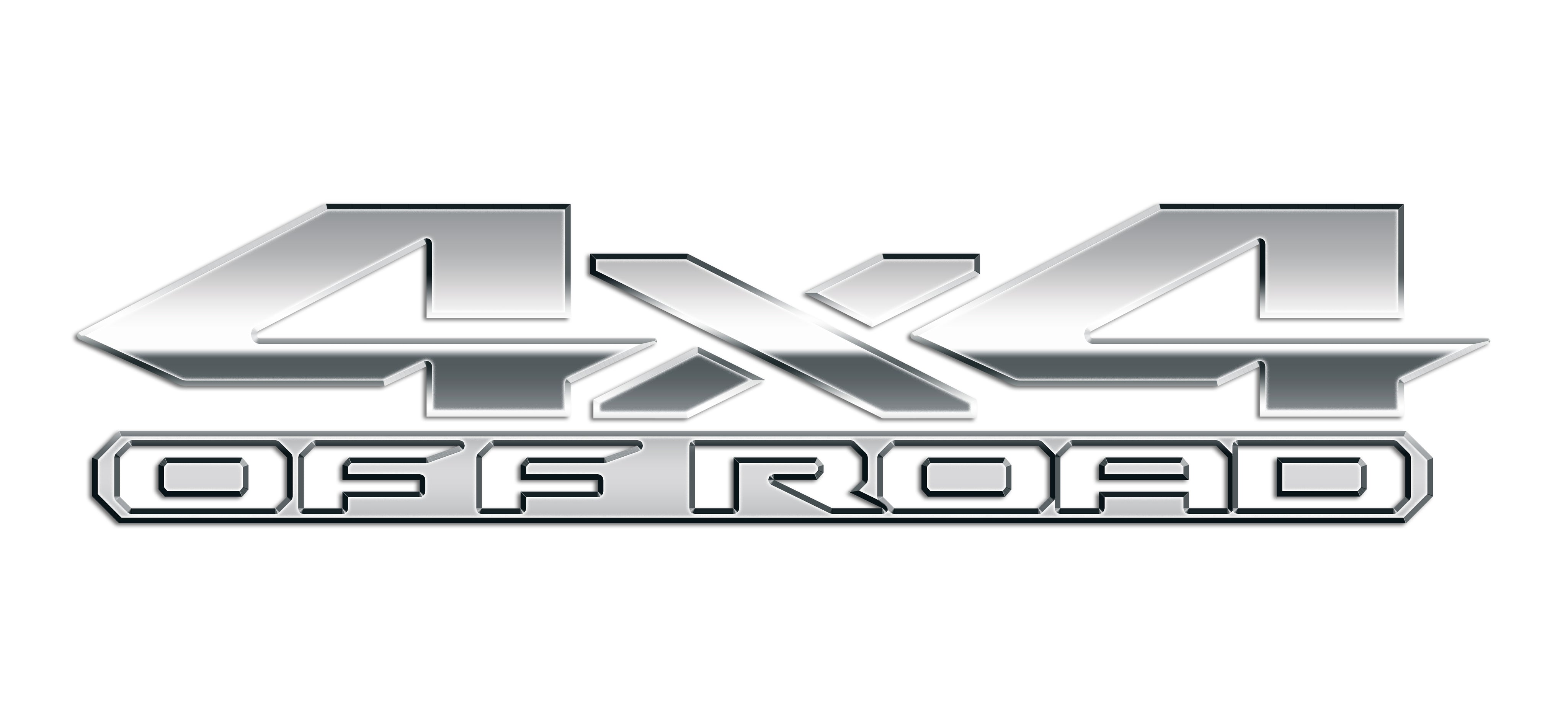 Silver 3D 4x4 Off Road Bedside Vinyl Decals  Dodge Ram 1500 2500 3500 