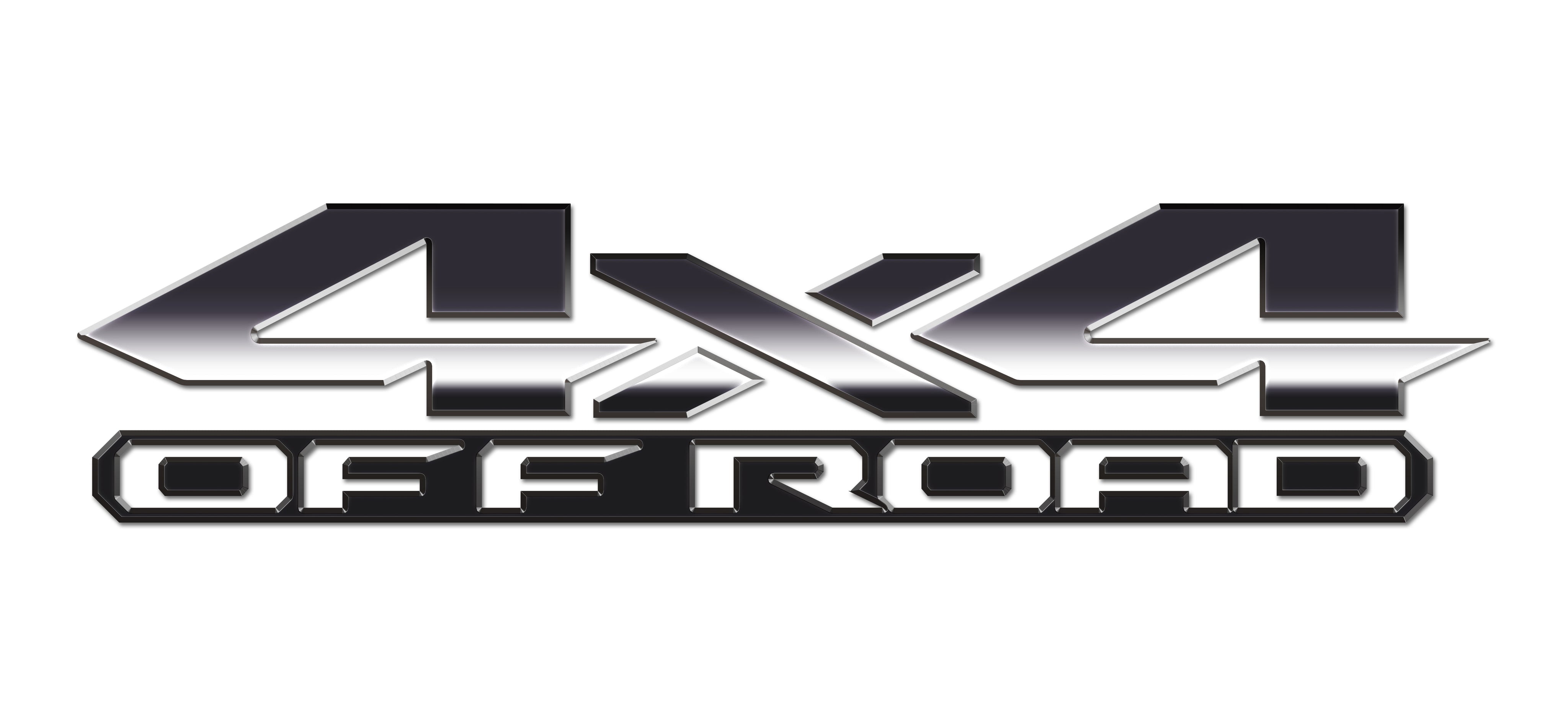 Steel 3D 4x4 Off Road Bedside Vinyl Decals  Dodge Ram 1500 2500 3500 