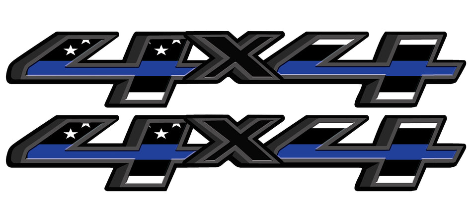 American Flag 4x4 Vinyl Decal for Truck Bed Fits: 2014-2018GMC Chevrolet Silverado