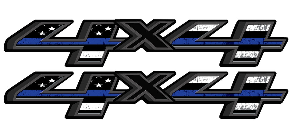 American Flag 4x4 Vinyl Decal for Truck Bed Fits: 2014-2018GMC Chevrolet Silverado