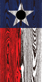 Texas Flag Custom Cornhole Vinyl Wrap