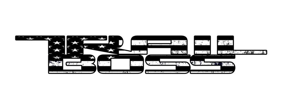 Trail Boss Flags version Vinyl Decal for Truck Bed Fits: GMC Chevrolet Silverado